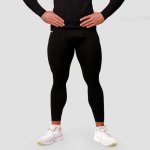 GymBeam Kompresní legíny Mid Black – Zboží Dáma