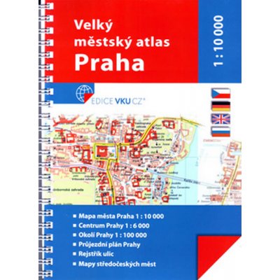 Velký městský atlas Praha 1:10 000