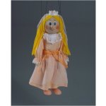 Mašek umělecká výroba Loutka dřevěná Šípková Růženka 20 cm – Zboží Mobilmania