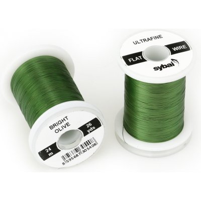 Sybai Drátek Flat Colour Wire Ultrafine Bright Olive – Hledejceny.cz