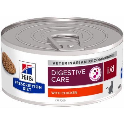 Hill's Prescription Diet Digestive Care i/d Feline z kurczakiem s kuřecím masem pro kočky 156 g