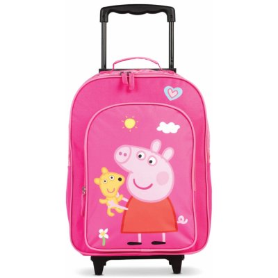 Fabrizio Dětský kufr Prasátko Peppa 20680-2200 růžová 17 L – Sleviste.cz