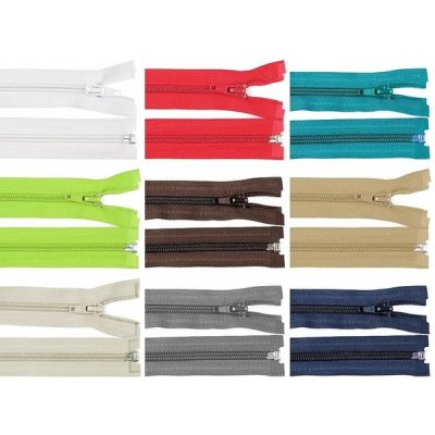 Spirálový zip šíře 5 mm délka 70 cm (bundový) POL - 319 šedá ocelová – Zboží Mobilmania