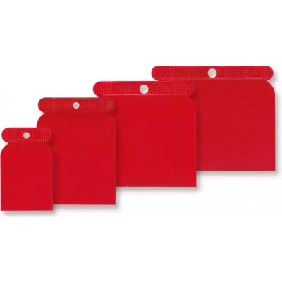 DEDRA-EXIM Malířské stěrky DEDRA 15B008 plastové, sada 4 kusy: 50, 80, 100, 120 mm – Sleviste.cz