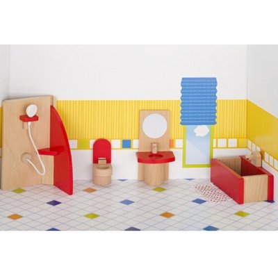 GOKI nábytek do domečku pro panenky koupelna basic – Zboží Mobilmania