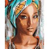 Malování podle čísla ASTRA Malování podle čísel AFRICAN WOMAN na rámu 40x50cm 801022903