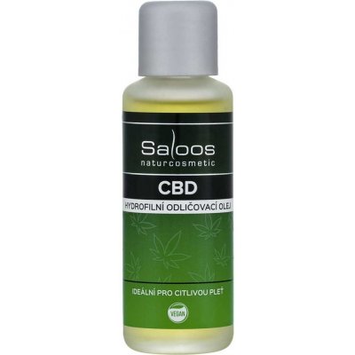 Saloos CBD hydrofilní olej pro šetrné odlíčení pleti 200 ml