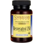 Swanson Resveratrol 250 mg 30 kapslí – Sleviste.cz