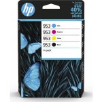 HP 953 originální inkoustová kazeta černá, azurová, purpurová, žlutá 6ZC69AE – Zboží Živě