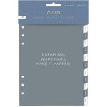 Filofax náplň A5 rozřazovač Minimal bílý měsíční – Hledejceny.cz