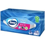 Zewa Deluxe papírové kapesníčky bílé Box 3-vrstvé 90 ks – Zboží Dáma
