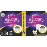 Always Platinum Secure Night hygienické vložky s křidélky 10 ks – Sleviste.cz