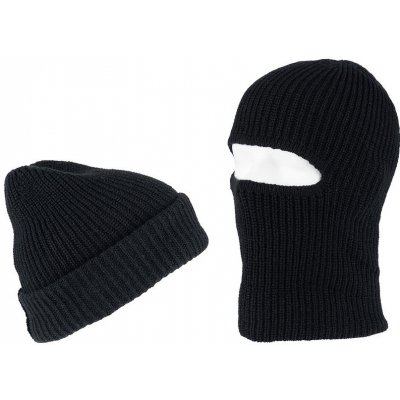 FOSTEX V.O. kukla pletená 2 v 1 černá – Zboží Dáma