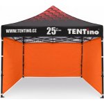 TENTino STEEL HEXAGON 3x3m 6A - ORANŽOVÁ, konstrukce + střecha TENTino + 2x boční strana – Hledejceny.cz