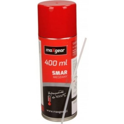 MĚDĚNÉ MAZIVO 400ML 1000°C SPRAY MAXGEAR MAXGEAR – Hledejceny.cz