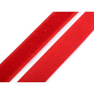 Prima-obchod Suchý zip háček + plyš šíře 20 mm, barva (820) červená – Hledejceny.cz