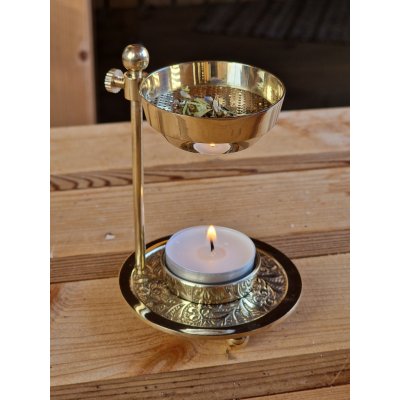 Pícka Oman Royal pro jemné vykuřování zdobená mosaz – Sleviste.cz