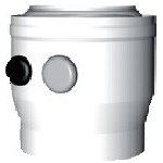 Almeva Lik kotlová redukce s 2 měřícími otvory 60/100 mm hrdlo 80/125 mm-Airfel LPMK81-LET – Zboží Dáma