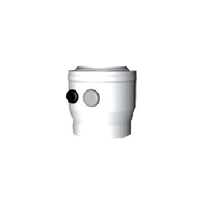 Almeva Lik kotlová redukce s 2 měřícími otvory 60/100 mm hrdlo 80/125 mm-Airfel LPMK81-LET – Zboží Dáma