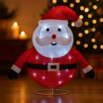 Nexos Vánoční dekorace Santa Claus 30 LED 58 cm – Hledejceny.cz