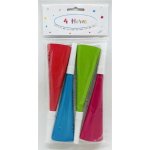 Procos Frkačky papírové dlouhé mix barev 4 ks – Zboží Dáma