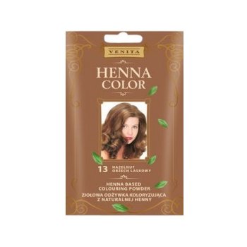 Venita Henna Color Powder Henna barvící pudr na vlasy 13 Hazelnut 25 g