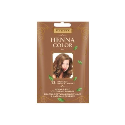 Venita Henna Color Powder Henna barvící pudr na vlasy 13 Hazelnut 25 g