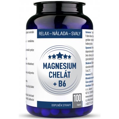 Clinical Magnesium chelát + B6 100 kapslí – Hledejceny.cz