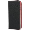 Pouzdro AppleMix Apple iPhone 6 / 6S - kožené - / červené černé