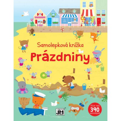 Jiri Models Velká samolepková kniha sešit se samolepkami Prázdniny – Zboží Mobilmania