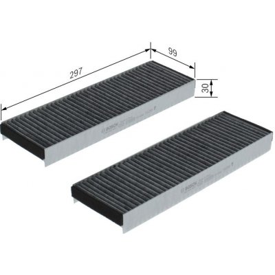 Kabinový filtr BOSCH (BO 1987432422) | Zboží Auto