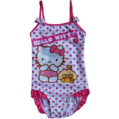 Hellou Kitty plavky vcelku puntík – Zboží Mobilmania