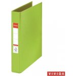 Esselte Kroužkový pořadač "Standard" Vivida zelený 2 kroužky 42 mm A5 – Zbozi.Blesk.cz
