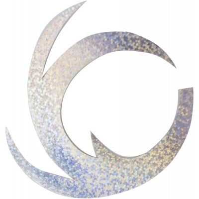 Pacchiarini Ocásky Dragon Tails Holographic Silver Délka: 6cm, Počet kusů: 6ks, Velikost: M – Hledejceny.cz