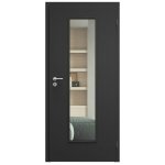 Sapeli Elegant Komfort M55 otočné černá grafit 60 x 210 cm Čiré sklo – Hledejceny.cz