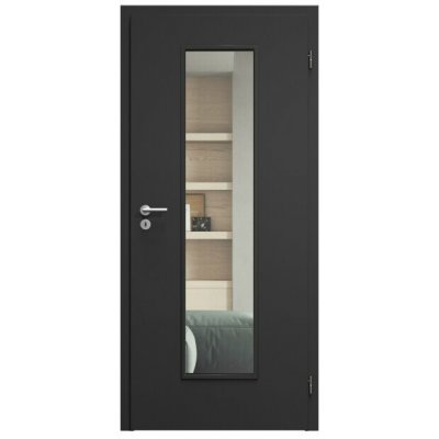 Sapeli Elegant Komfort M55 otočné černá grafit 60 x 210 cm Čiré sklo – Hledejceny.cz