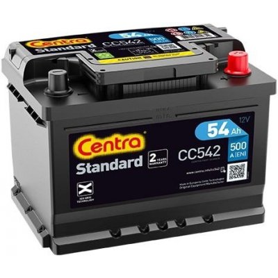 Centra Standard 12V 54Ah 500A CC542 – Zboží Mobilmania