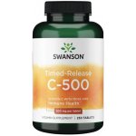 Swanson Vitamin C s postupným uvolňováním + extrakt z šípků 500 mg s postupným uvolňováním 250 tablet – Hledejceny.cz