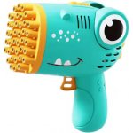 1Mcz MY636 Bublifuk Dinosaurus pistole na baterie s náplní mátově zelená mint green – Zboží Dáma