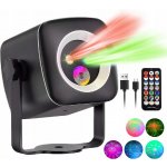 DISCO KOULE PROJEKTOR DISKOTÉKOVÝ LED RGB REFLEKTOR – Zboží Dáma