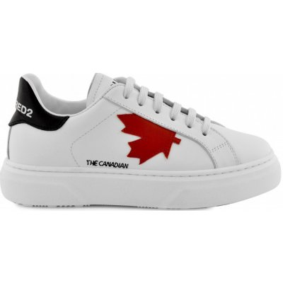 Dsquared2 The Canadian Sneakers Brand Logo bílá