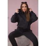 Fashionweek tepláková súprava zateplené nohavice a mikina s rolákom a kapucňou K9373 – Zboží Dáma