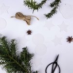 Be Nice Vánoční papírové ozdoby bez motivu světlé – Hledejceny.cz
