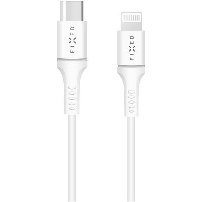 Fixed FIXD-CL-WH s konektory USB-C/Lightning a podporou PD, 1m – Zbozi.Blesk.cz