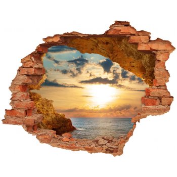 Wallmuralia Nálepka fototapeta 3D výhled Mořská jeskyně, rozměry 90x70 cm