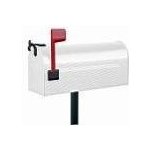MP kování Poštovní schránka US Alu-Mailbox Barva: Bílá, Rozměr: 220 x 165 x 480mm, Materiál: hliník