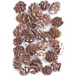 Ozdobné mini šišky pokryté sněhem – Zboží Dáma