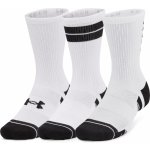 Under Armour Sada ponožek Perf Tech Nov 3pk Crew bílá – Zboží Dáma