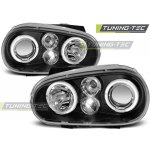 Tuning-Tec Přední čirá světla Volkswagen Golf IV (1997 - 2006) - černé - Angel Eyes – Hledejceny.cz