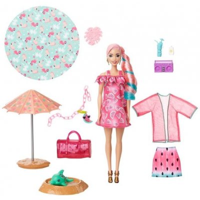 Barbie Color Reveal Pěna plná zábavy Melounová
